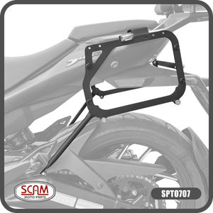 Suporte Baú Monorack Lateral Bajaj Dominar 400 2023+ - Scam