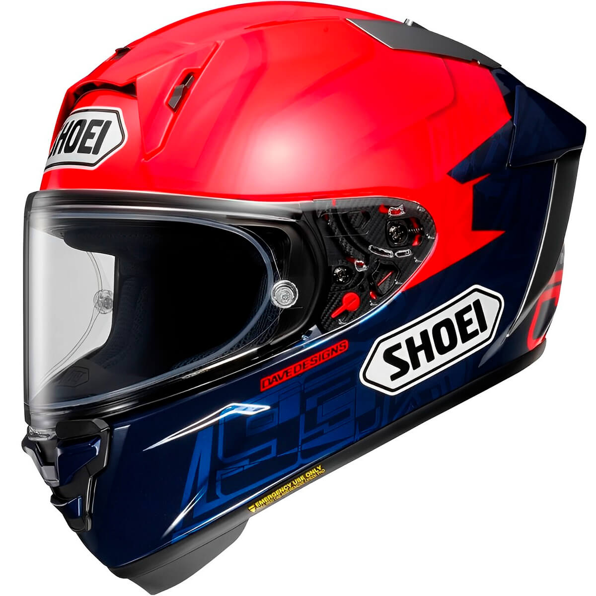 Capacete Fechado Shoei X-SPR Pro Marquez 7 TC-1 - MotoBR
