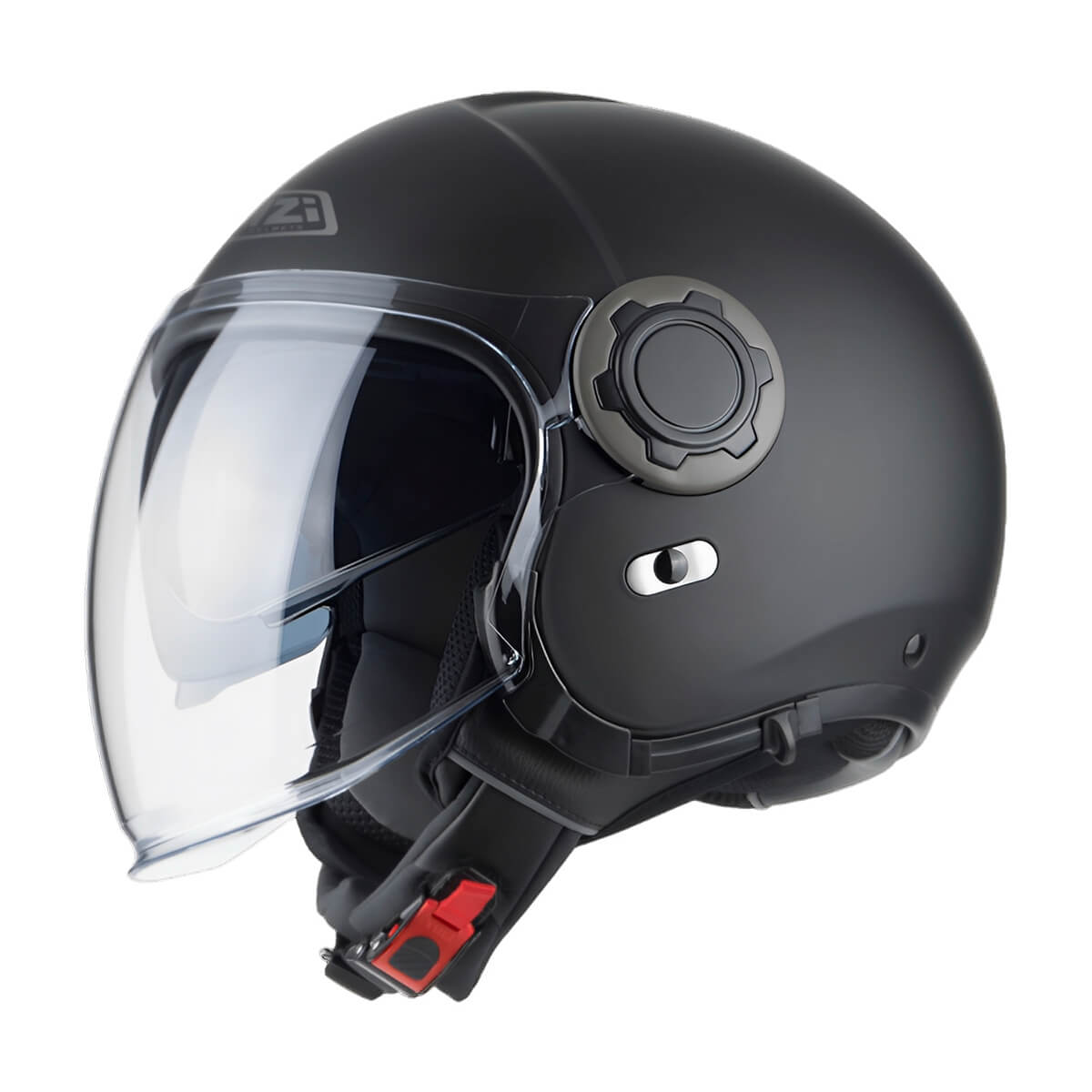 Capacete Aberto NZI Ringway Duo Preto Fosco - MotoBR