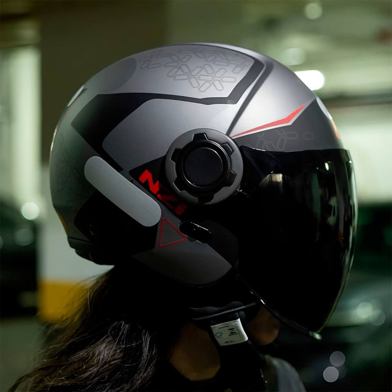 CAPACETE-ABERTO-NZI-RINGWAY-DUO-XTRAINER-CINZA-VERMELHO-FOSCO-6