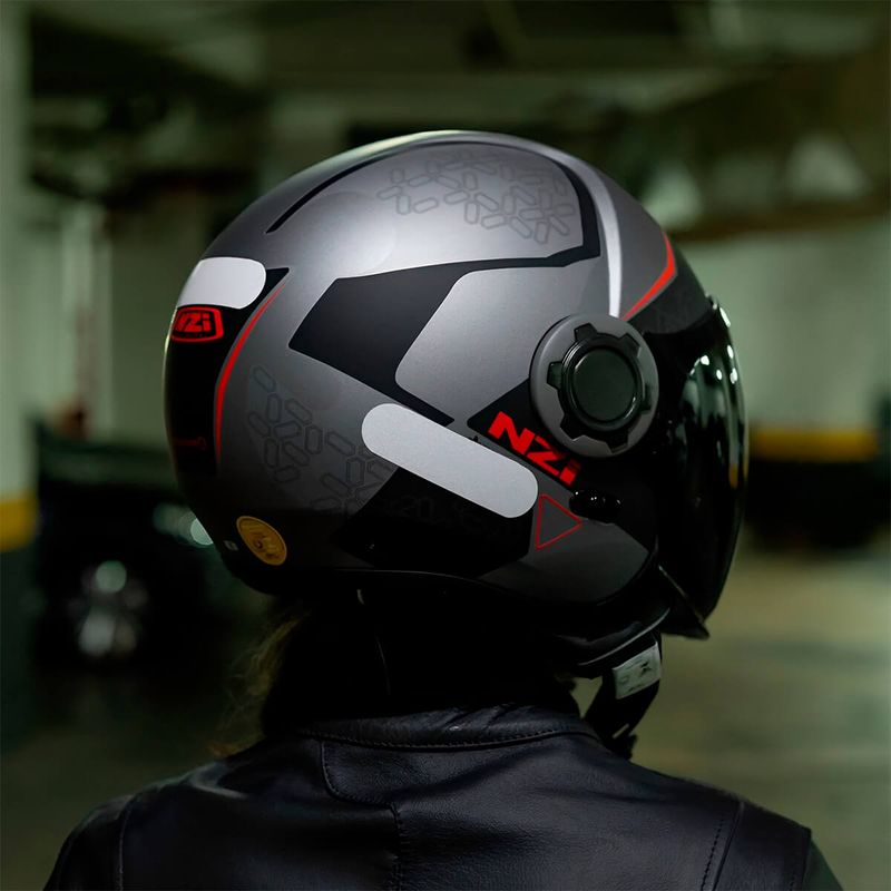 CAPACETE-ABERTO-NZI-RINGWAY-DUO-XTRAINER-CINZA-VERMELHO-FOSCO-8
