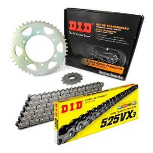 Kit Relação GSX-S 750 2017 Até 2023 Com Retentor VX3 - Did