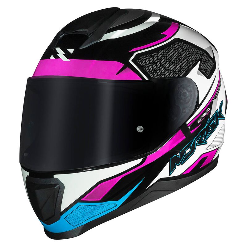Capacete-Fechado-Norisk-Razor-Speedmax-Preto-Branco-Rosa-3