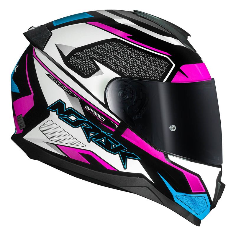 Capacete-Fechado-Norisk-Razor-Speedmax-Preto-Branco-Rosa-6