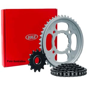Kit Relação Fan 125 2014 Até 2018 - Vaz