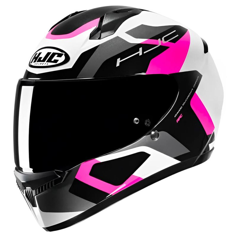 CAPACETE-FECHADO-HJC-C10-TINS-BRANCO-CINZA-PRETO-ROSA-1