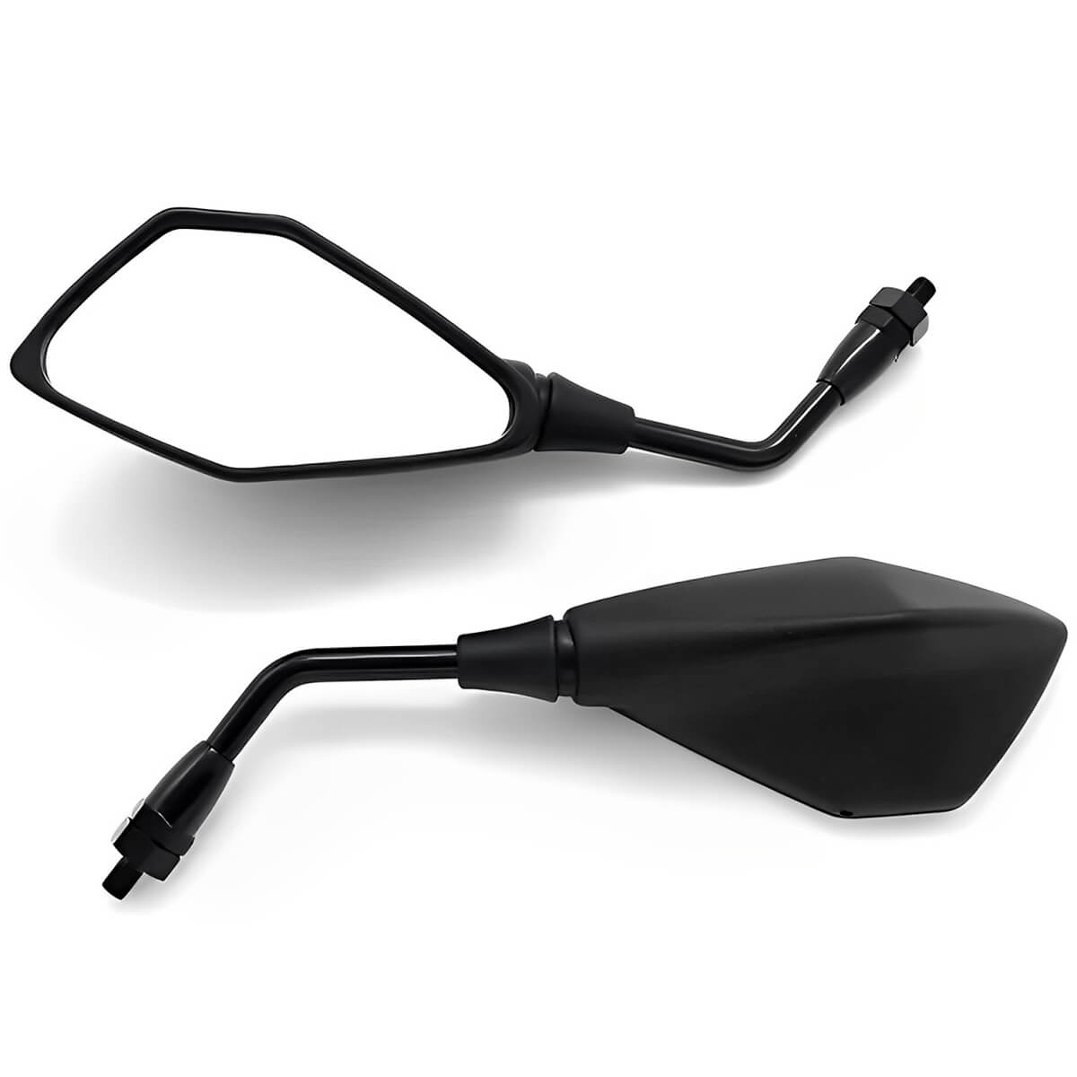 Retrovisor Kawasaki Z400 Z800 Rosca Honda Haste Longa Par - MotoBR