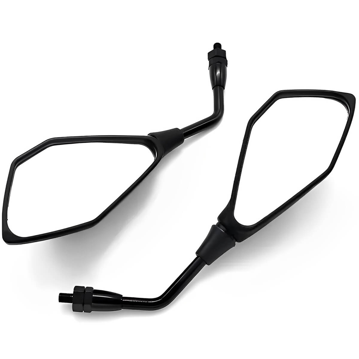 Retrovisor Kawasaki Z400 Z800 Rosca Honda Haste Longa Par - MotoBR