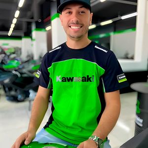 Camiseta All Boy Kawasaki Verde Limão 507