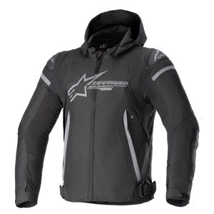 Jaqueta Alpinestars Zaca WP Preto Cinza Escuro