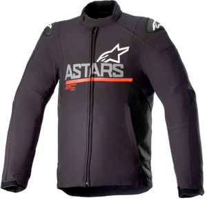 Jaqueta Alpinestars SMX WP Preto Cinza Escuro Vermelho