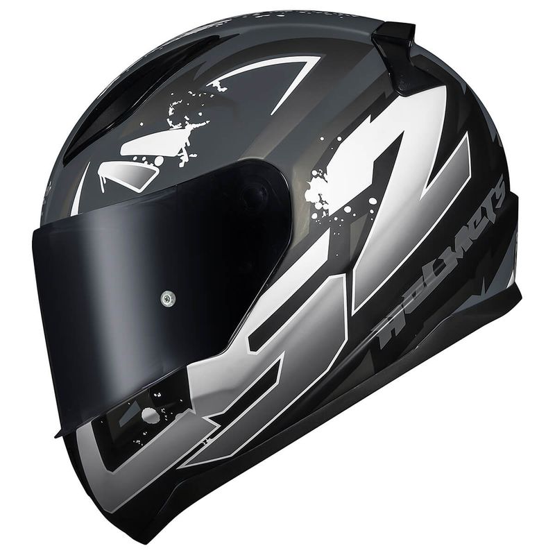 Capacete-Fechado-LS2-FF353-Rapid-Tagline-Fosco-Preto-Prata-1