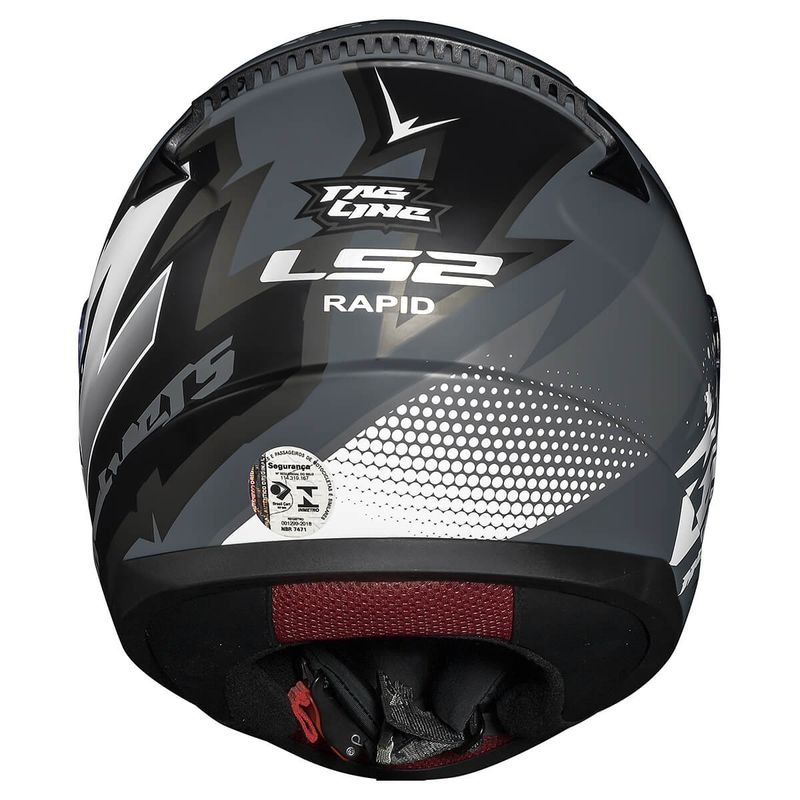 Capacete-Fechado-LS2-FF353-Rapid-Tagline-Fosco-Preto-Prata-8