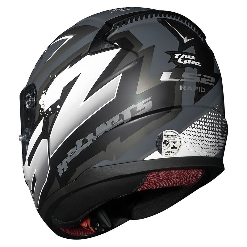Capacete-Fechado-LS2-FF353-Rapid-Tagline-Fosco-Preto-Prata-9