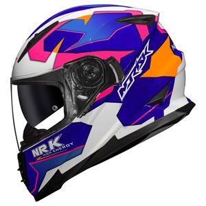Capacete Fechado Norisk FF302 Soul District Azul Branco