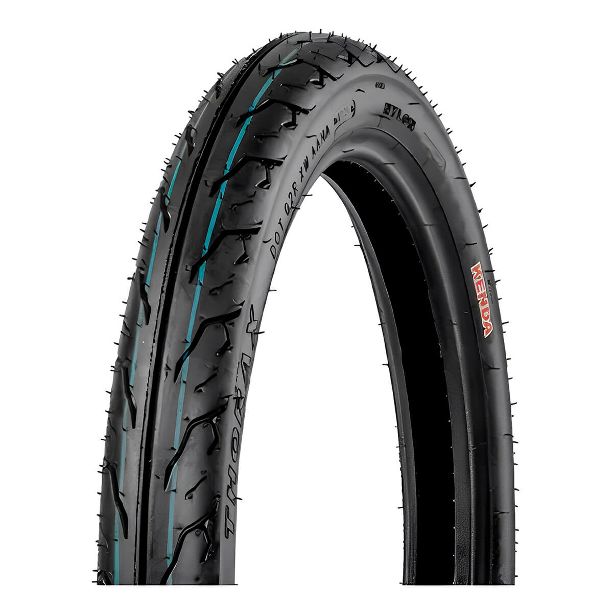 Pneu Moto Kenda Aro 17 K677F Thorax 2.50R17 TT 43P - Dianteiro