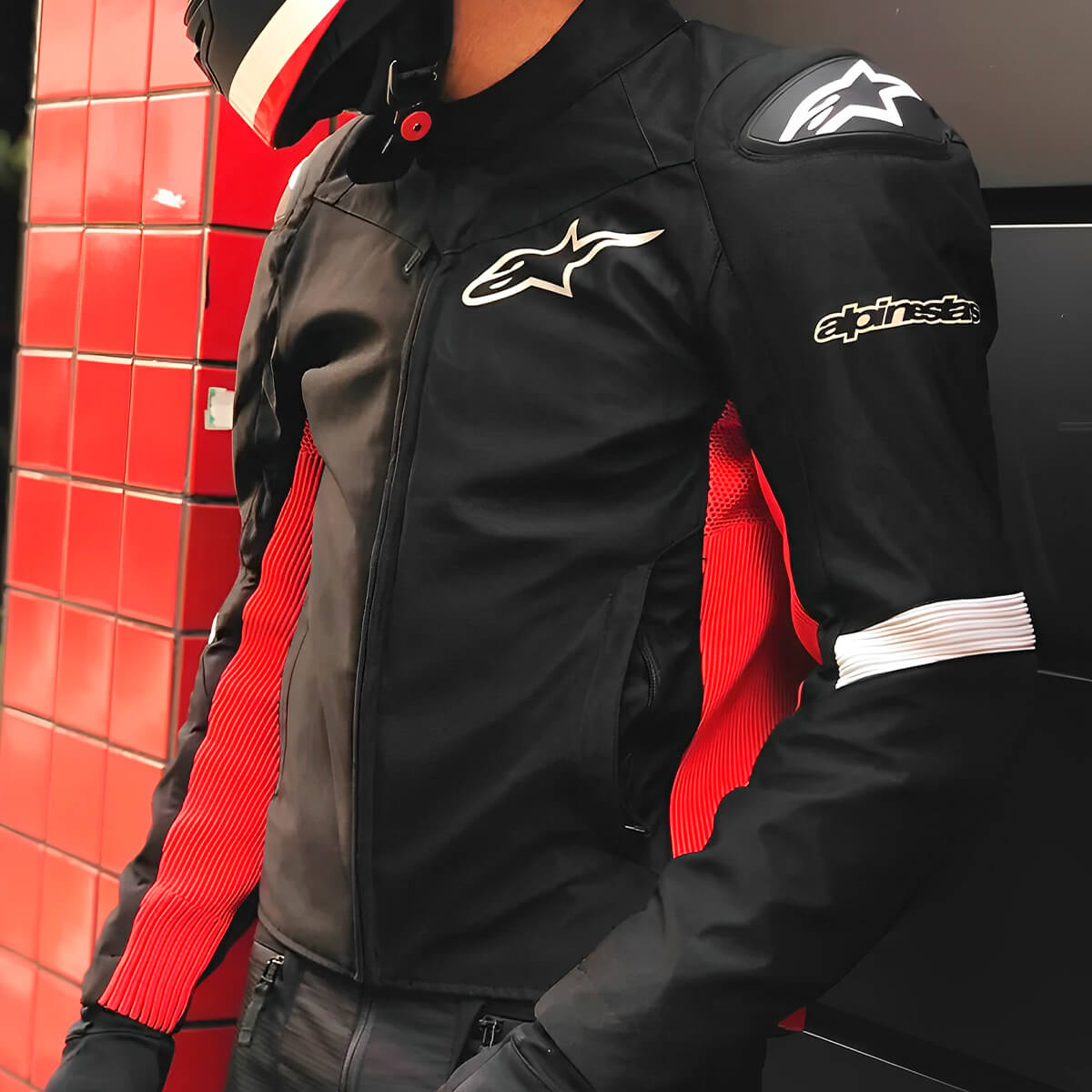 Jaqueta Alpinestars T SP 5 Rideknit Preto Vermelho - MotoBR