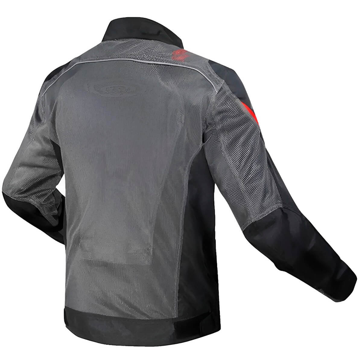 Jaqueta Ls2 Airy Preto Cinza Vermelho Masculina - MotoBR
