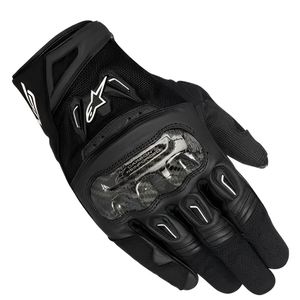 Luva Alpinestars Atom Preta Branca