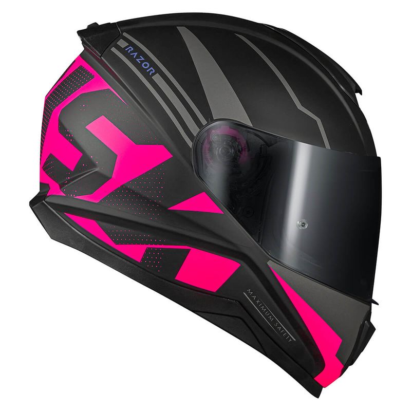 Capacete-Fechado-Norisk-Razor-Full-Preto-Branco-Fosco-7