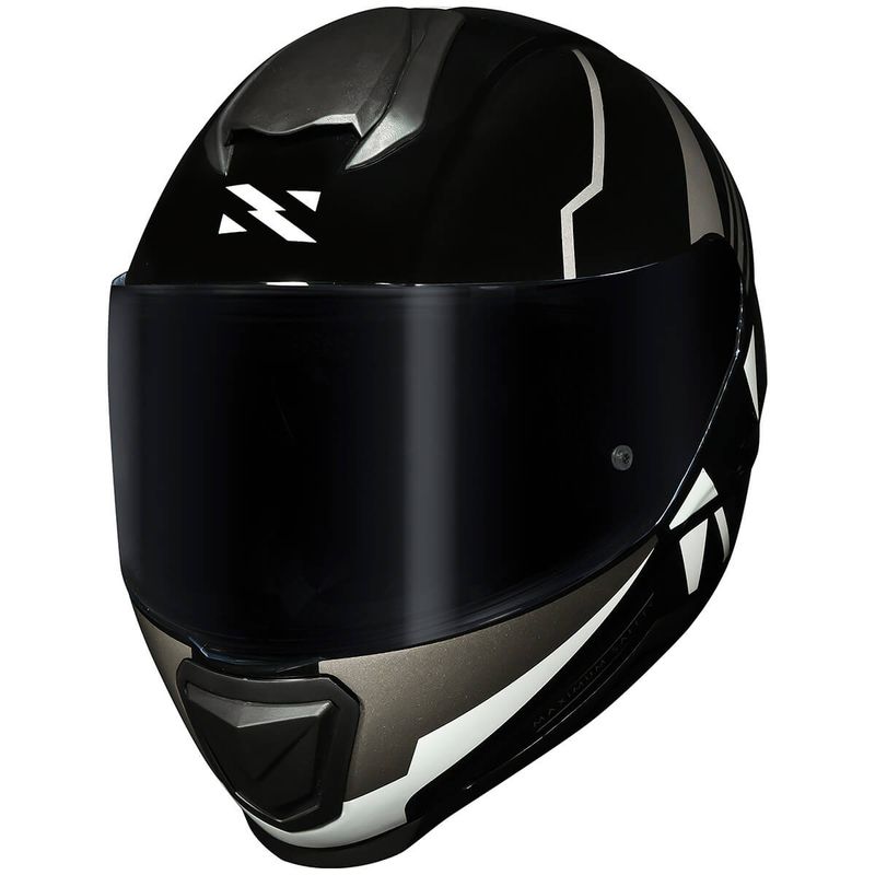 Capacete-Fechado-Norisk-Razor-Full-Preto-Branco-Fosco-3