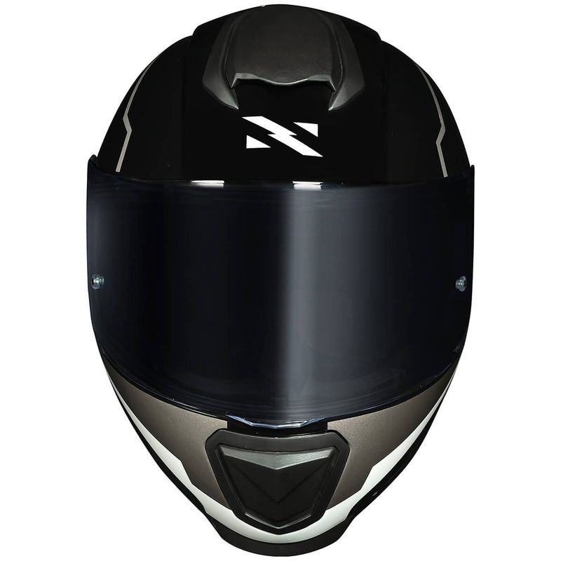 Capacete-Fechado-Norisk-Razor-Full-Preto-Branco-Fosco-4