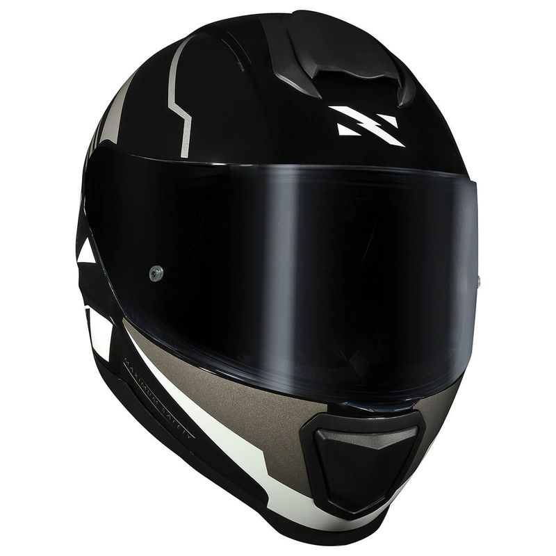 Capacete-Fechado-Norisk-Razor-Full-Preto-Branco-Fosco-6