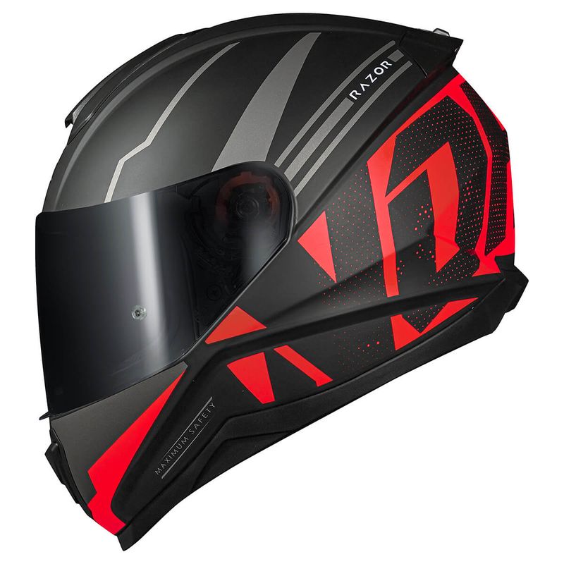 Capacete-Fechado-Norisk-Razor-Full-Preto-Vermelho-Fosco-2