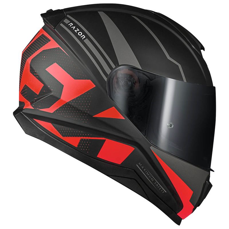 Capacete-Fechado-Norisk-Razor-Full-Preto-Vermelho-Fosco-7