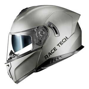 Capacete Escamoteável Race Tech Signal Fosco Titanium