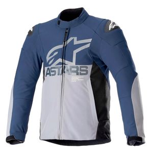 Jaqueta Alpinestars SMX WP Azul Marinho Cinza Escuro