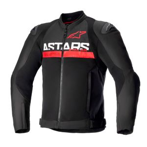 Jaqueta Alpinestars SMX Air Preto Vermelho Fluor