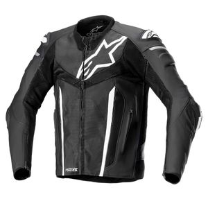 Jaqueta Alpinestars Fusion Preto Branco Cinza Metalico