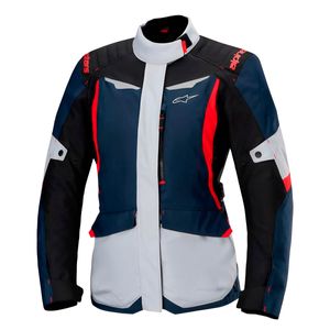 Jaqueta Alpinestars Stella ST 1 WP Azul Preto Vermelho
