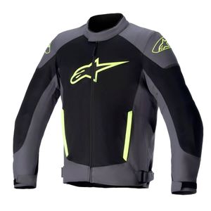 Jaqueta Alpinestars T SP X Superair Cinza Preto Amarelo Fluo