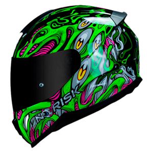 Capacete Norisk Razor Parasite Verde