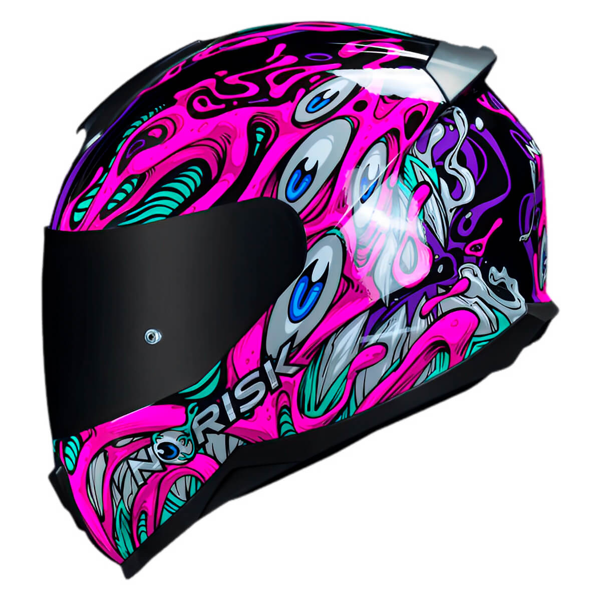 Capacete Original Norisk Razor Parasite Rosa