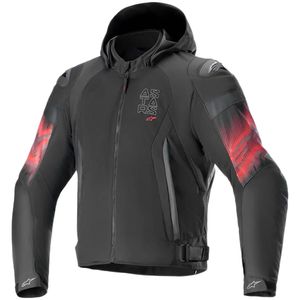 Jaqueta Alpinestars Zaca Air Venom WP Preto Vermelho
