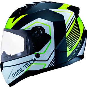 Capacete Race Tech Sector Exilio Preto Amarelo
