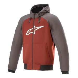 Jaqueta Alpinestars Chrome Sport Hoodie Cinza Borgonha
