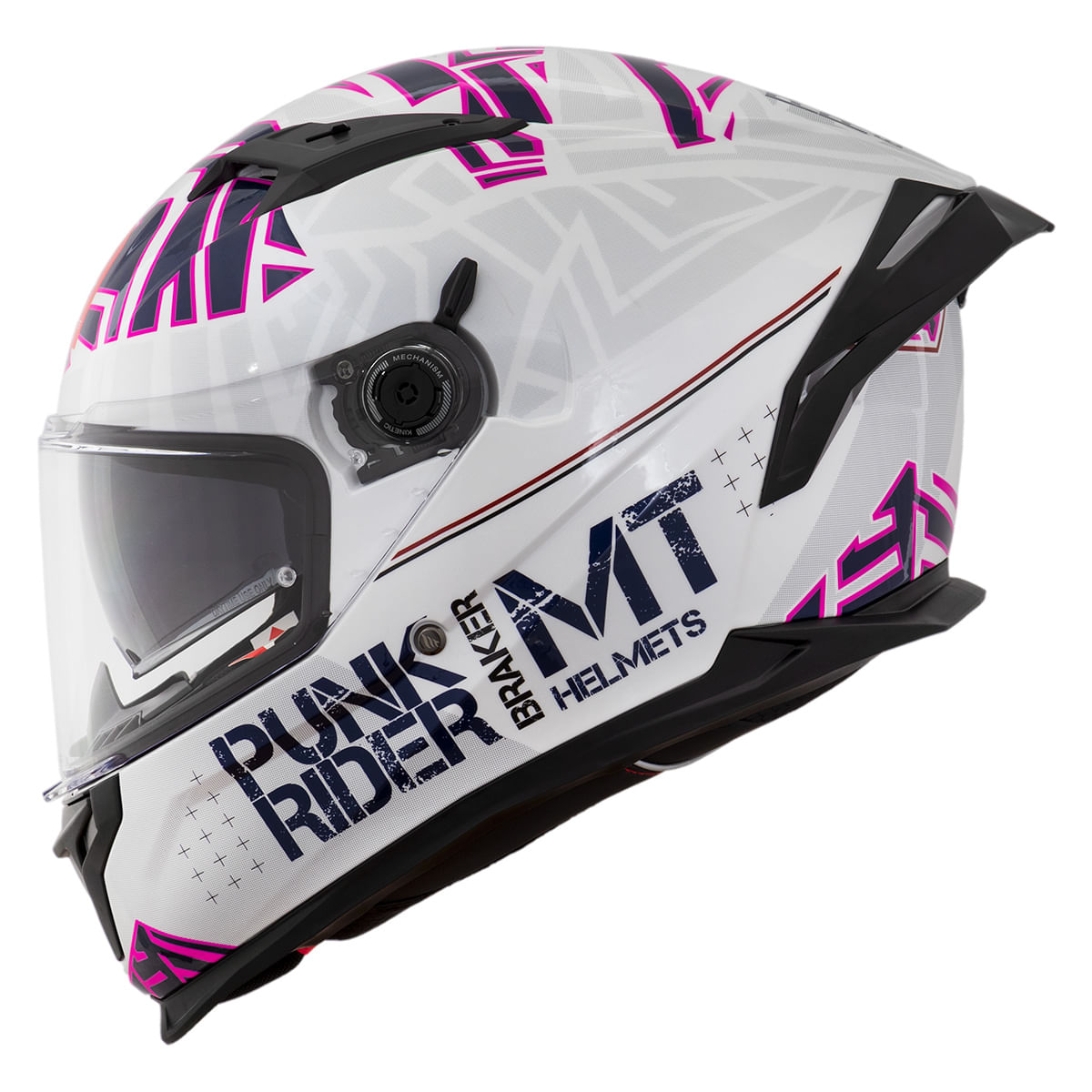 Capacete Fechado MT Braker SV Punk Rider