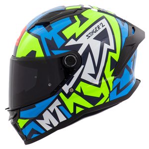 Capacete MT Stinger 2 Meld C7 Azul