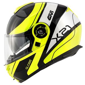 Capacete Givi X21 Globe Preto Amarelo
