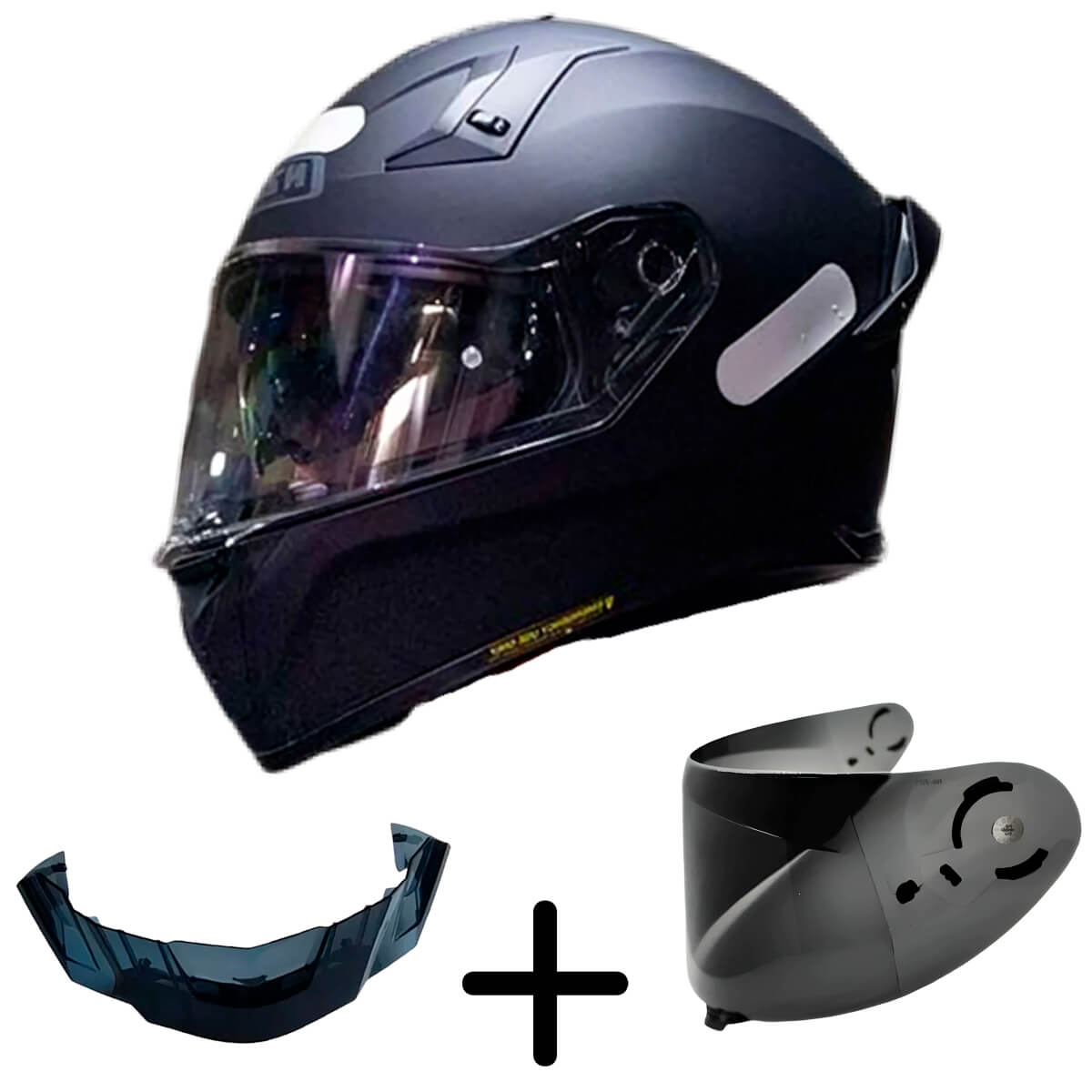 Capacete NZI Trendy 3 Stream Preto Fosco - MotoBR