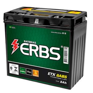 Bateria ERBS ETX 8ABS YB7-A Yes 125 Intruder 125 Katana 125