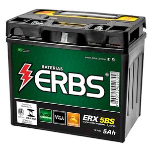 Bateria ERBS ERX 5BS YTX5L-BS Titan 125 XR 250 CRF 250X