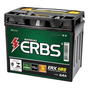 Bateria ERBS ERX 6BS YTZ-6V Biz Titan 125 Bros 150 Pop 100