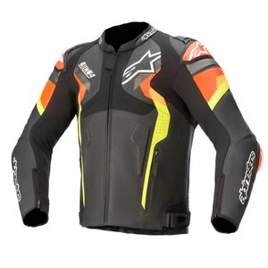 Jaqueta Alpinestars Atem V4 Preto Vermelho Amarelo Fluor