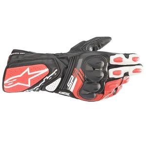 Luva Alpinestars SP 8 V3 Preto Branco Vermelho