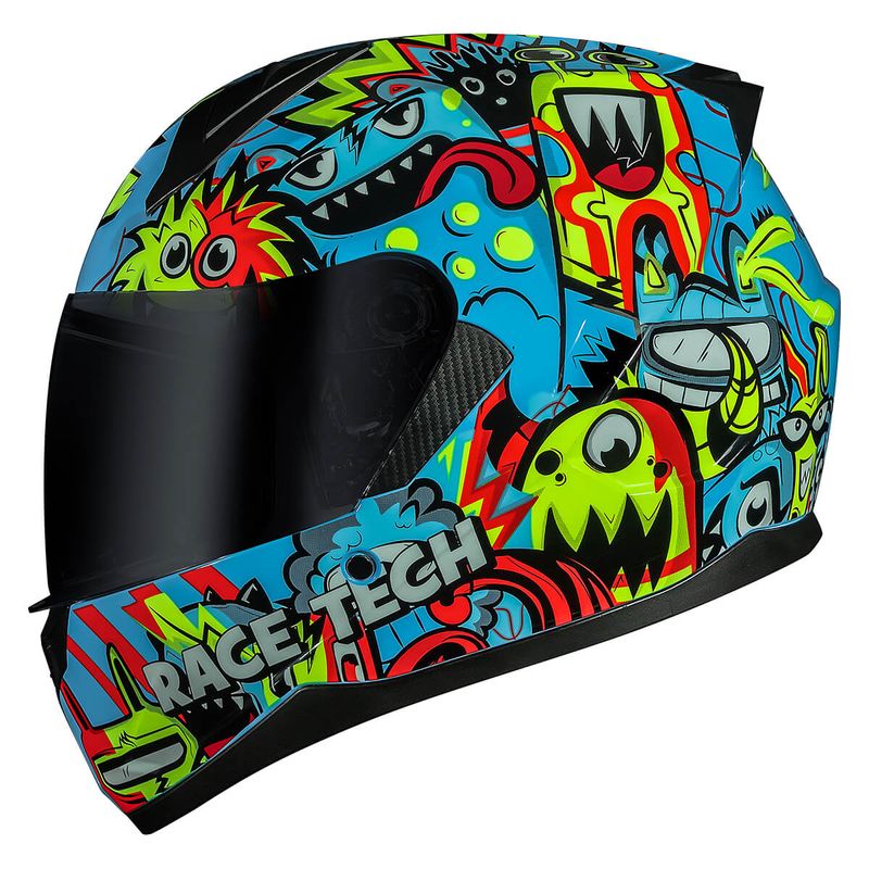 Capacete Race Tech Sector Monsters Azul Amarelo 2.jpg
